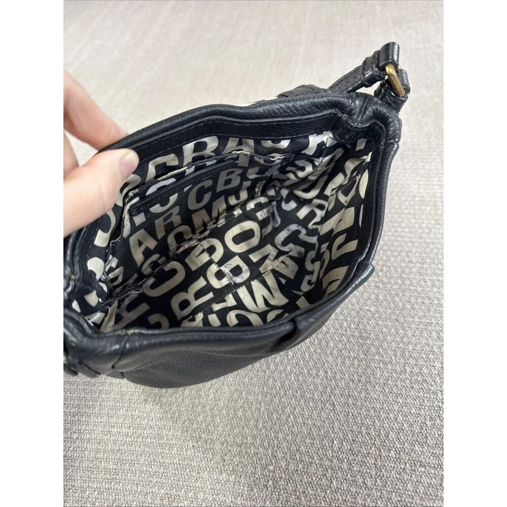 Marc by Marc Jacobs Black Leather Crossbody Bag Classic Q Isabelle Purse